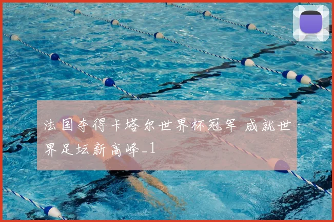 法国夺得卡塔尔世界杯冠军 成就世界足坛新高峰_1