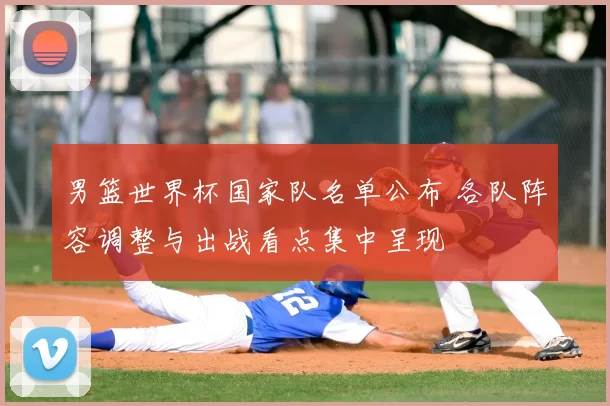 男篮世界杯国家队名单公布 各队阵容调整与出战看点集中呈现